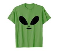 Alien Face Costume Extraterrestrial Halloween Lazy Easy T-Shirt