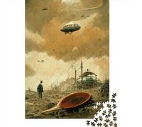 Alien Fallout Puzzles for Adults 1000 Piece Puzzle for Teenager Educational Game Challenge Toy 1000pcs (75x50cm)