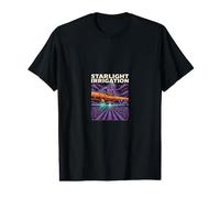 Alien Farmer UFO Starlight Irrigation Farm for Farming Farms Value Graphic T-Shirt