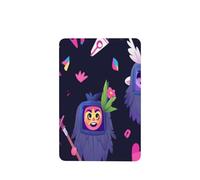 Alien Flyer 4 Pcs Car Air Freshener Cards, Hanging Disposable Card Fresheners for Vehicles, Lavender Scented
