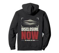Alien Flying Saucer Files Deserve Truth UAP UFO Disclosure Pullover Hoodie