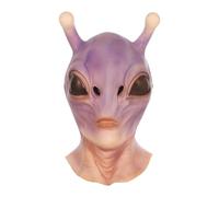 Alien For Adults - 3D Realistic Extraterrestrial Costume, Full Face Dress Up Accessory Modern Sci Fi Style, Detailed Creature Sculpted Design + Comfortable Wear Structure, Latex Material Dur