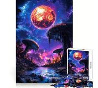 Alien Forest Landscape Jigsaw 1000 Pieces for Teenagers Cozy Fun Stress Relief Play Family Play Santa Present (38x52cm)