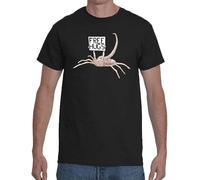 Alien Free Hugs Mens Short-Sleeve T-Shirt Black Colour25(3X-Large)