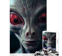 Alien from Mars Cinematic 1000 Piece Jigsaws for Teenagers Boost Memory Retention Effectively Calming Relaxing Leisure Game (38x52cm)