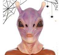 Alien Funny Mask, Novelty Mask - 3D Realistic Dress Accessory for Men Women Haunted House Cosplay Stage Carnival, Wide Applications: Improve Your Presence During Breakes