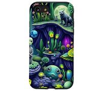 Alien Garden Fantasy Creatures Surreal Nature Graphic Case for iPhone SE (2020) / 7/8