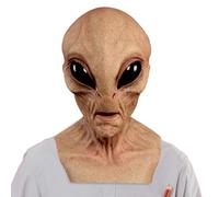 Alien-Gesichtsmaske - Alien Vollkopfmaske - Halloween-Latex-Kopfbedeckung - Realistische Latexmaske Mit Gruseligen Details Für Verkleidung Und Kostümspaß | Ideal Für Halloween-Party & Cosplay