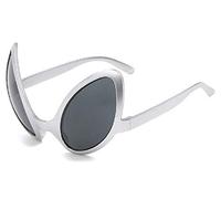 Alien Glasses - Ufo - Alien Eyes - Fancy Dress Accessories - Aliens - ET - Scary - Horror - Adult - Cosplay - Grey Frame Black Lenses - Gift Idea - Halloween - Carnival