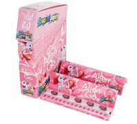 Alien Go Flavoured Rolling Papers-108mm,Natural Arabic Gum-20 packs 660 Leaves Strawberry Cigarette Kingsizeslim Papers for Daily Use