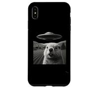Alien Gopher UFO Abduction Funny Sci Fi Groundhog Day Case for iPhone XS Max