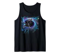 Alien Gray Reaching from Black Hole Galaxy UFO Tank Top