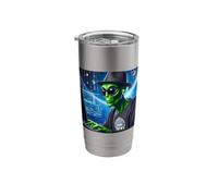 Alien Hacker Ethical hack Secure Systems Gift Stainless Steel Insulated Tumbler