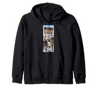 Alien Hacky Sack at Area 51 Funny UFO Desert Game Zip Hoodie