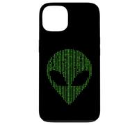 Alien Head Binary Code Science Programming Nerd Case for iPhone 13