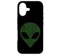 Alien Head Binary Code Science Programming Nerd Case for iPhone 17