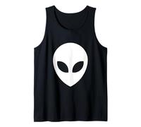 Alien Head -ET Believe,Spaceship Area 51 UFO, UAP, Universe Tank Top