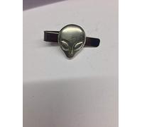 Alien Head PP-G21 English Pewter emblem on a Tie Clip 4cm long