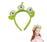 Alien Headband,Three Eyed Space Eyeball Personality Funny Anime Headwear Hairpin Cute,for Toy Story Christmas Halloween Party Astronaut Costume Cosplay Head-wear Accessories Adults Face Wash Makeup