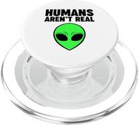 Alien Humans aren't Real PopSockets PopGrip for MagSafe