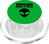 Alien Humans aren't Real PopSockets PopGrip for MagSafe