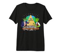 Alien Illuminati Masonic Conspiracy Theory All Seeing Eye Premium T-Shirt