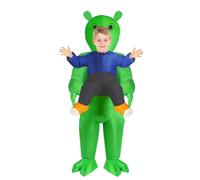 Alien Inflatable Costume Inflatable Costumes Funny Fancy Dress Horse Blow up Costume Suitable for Halloween Christmas Carnival Party (120-150cm)