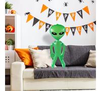 Alien Inflatable,Halloween Giant PVC Decor 35.4 Inch - Outdoor Inflatable Alien Decoration - for Christmas, Festival, Party, Celebration, Event, Outdoor, Lawn,