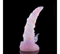 Alien-Inspired Monster Dildo Adult Toy for Men and Women - Silicone Fantasy with Suction Cup Base, G-Spot and Anal Stimulator, Couples Pleasure Game (Large)