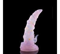 Alien-Inspired Monster Dildo Adult Toy for Men and Women - Silicone Fantasy with Suction Cup Base, G-Spot and Anal Stimulator, Couples Pleasure Game (Medium)