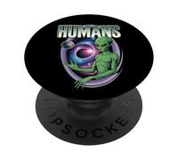 Alien Introvert Eww People Humans Outer Space Sci Fi PopSockets Adhesive PopGrip
