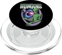 Alien Introvert Eww People Humans Outer Space Sci Fi PopSockets PopGrip for MagSafe