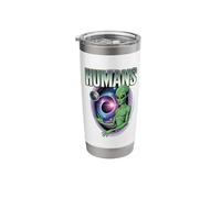 Alien Introvert Eww People Humans Outer Space Sci Fi Stainless Steel Insulated Tumbler