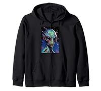 Alien Invader Zip Hoodie