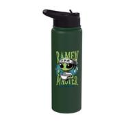 Alien Karate Ramen Master, Sensei Alienígena with Chopsticks Stainless Steel Insulated Water Bottle
