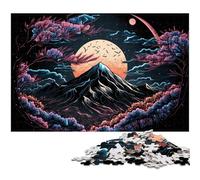 Alien Landscape 1000 Piece Jigsaw Puzzle Impossible Jigsaw Puzzles for Adults Ideal for Teenagers & Collectors, Travel Gift, Family Activity 50x75CM/19.68x29.52inch