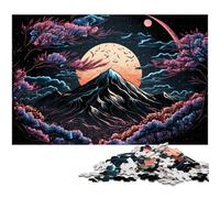 Alien Landscape Jigsaw Puzzles for Adults, 1000 Piece cardboard Jigsaw Puzzles for Adults Challenging Brain Teaser for Teenagers, Family Game Night Fun 26X38CM/10.23x14.96inch