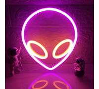 Alien Logo Night Lights With Strange Shapes Special Lighting Decorations LED Neon Lights Energy-Saving And Bright Halloween Decorations Giving Gifts To Friends Children And Holiday Decorations
