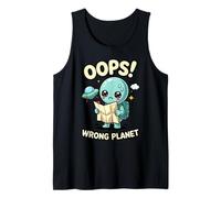 Alien Lost on Earth Oops Wrong Planet Area 51 Tank Top