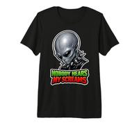Alien Lover Funny Alien Cute Alien Emo Alien Sad Alien Premium T-Shirt
