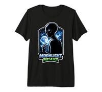 Alien Lover Funny Alien Cute Alien Emo Alien Sad Alien Premium T-Shirt