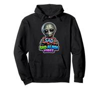 Alien Lover Funny Alien Cute Alien Emo Alien Sad Alien Pullover Hoodie