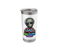 Alien Lover Funny Alien Cute Alien Emo Alien Sad Alien Stainless Steel Insulated Tumbler