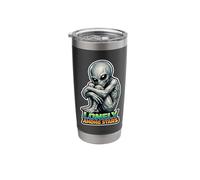 Alien Lover Funny Alien Cute Alien Emo Alien Sad Alien Stainless Steel Insulated Tumbler