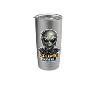 Alien Lover Funny Alien Cute Alien Emo Alien Sad Alien Stainless Steel Insulated Tumbler