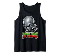 Alien Lover Funny Alien Cute Alien Emo Alien Sad Alien Tank Top