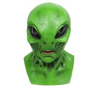 Alien Mask Realistic Creepy Halloween Mask Full Head Latex Horror Masks Alien Cosplay Costume Party Aliens 3D Full Face Masks Anime Movie Aliens Costume Cosplay Accessories Prop For Carnival Christmas