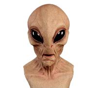 Alien Mask Realistic Creepy Halloween Mask Full Head Latex Horror Masks Alien Cosplay Costume Party Aliens 3D Full Face Masks Anime Movie Aliens Costume Cosplay Accessories Prop For Carnival Christmas