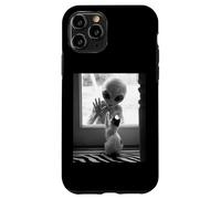 Alien Meet Cat UFO Creepy Aesthetic Cat Lover Men Women Kids Case for iPhone 11 Pro