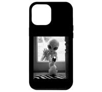 Alien Meet Cat UFO Creepy Aesthetic Cat Lover Men Women Kids Case for iPhone 12 Pro Max
